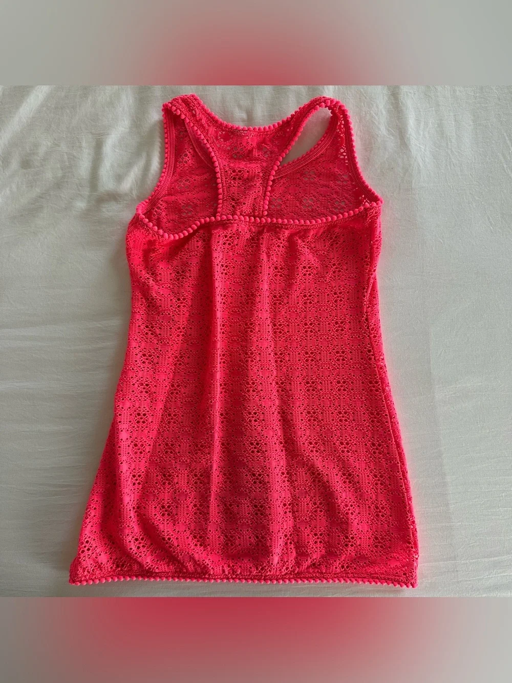 Girls Neon Xhilaration Swimsuit Cover Up M 7/8